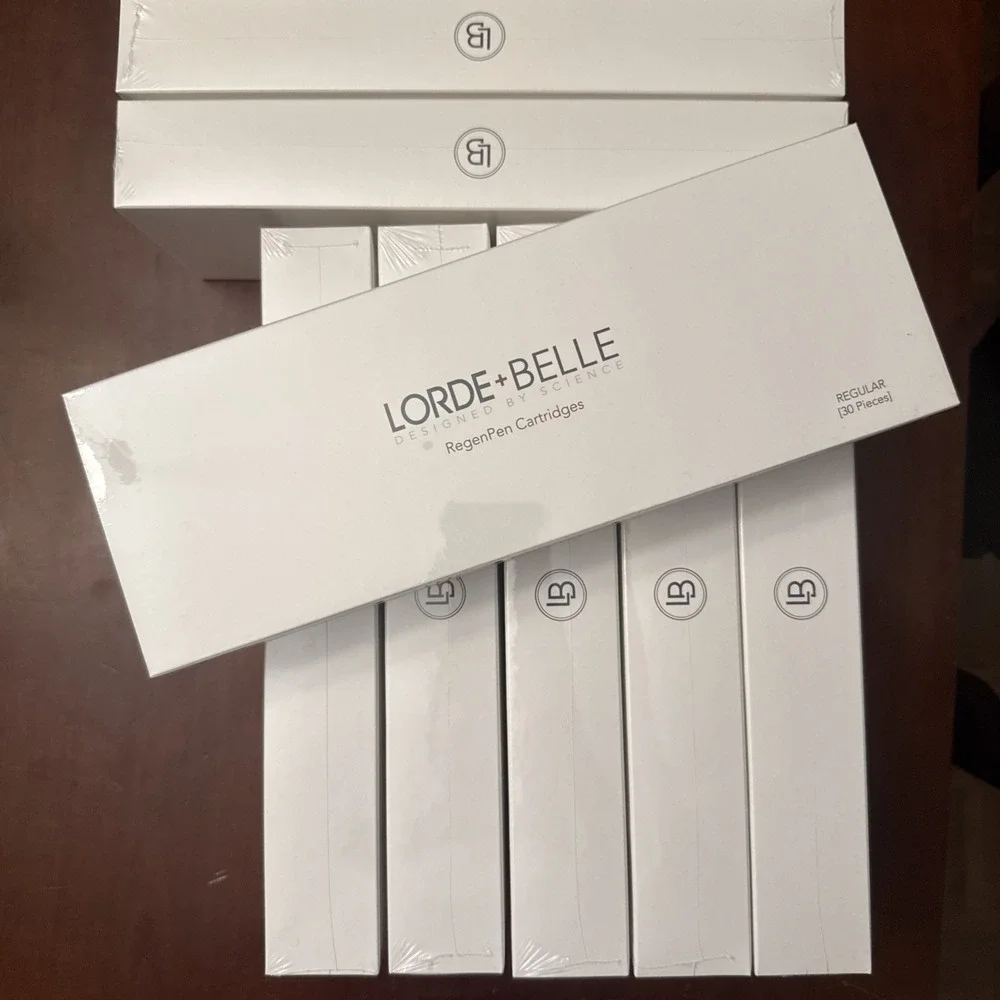 LORDE BELLE Regenpen Cartridges Lot Of 8 - 30 Piece Boxes 240‎ Total Carts